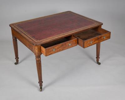 Regency Mahogany Partners Writing Table