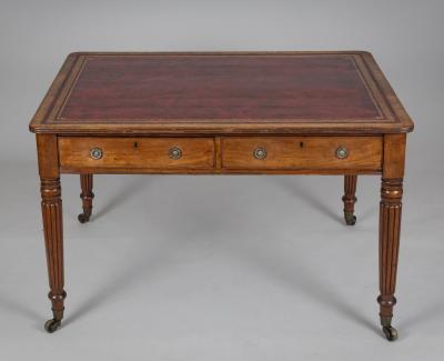 Regency Mahogany Partners Writing Table
