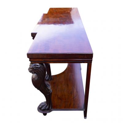 Regency Mahogany Serving Table