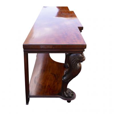 Regency Mahogany Serving Table