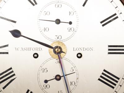 Regency Mahogany Tall Case Clock by W Ashford London