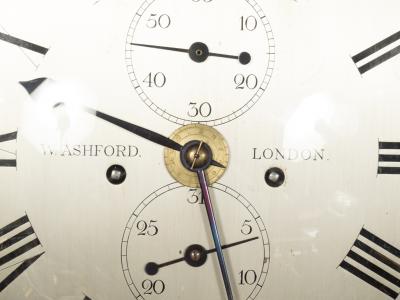 Regency Mahogany Tall Case Clock by W Ashford London