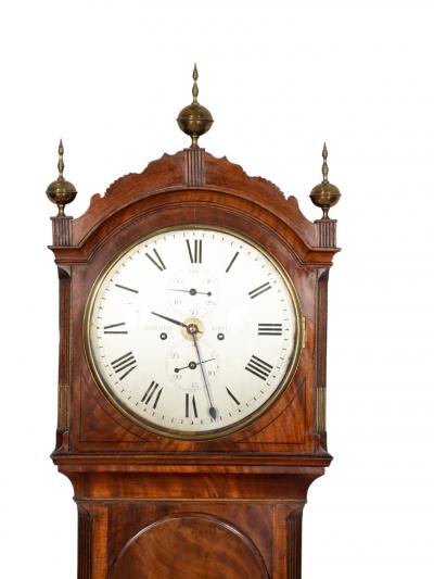 Regency Mahogany Tall Case Clock by W Ashford London