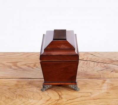 Regency Mahogany Tea Caddy