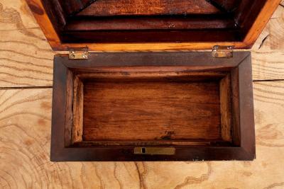 Regency Mahogany Tea Caddy