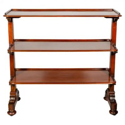 Regency Mahogany Trolley