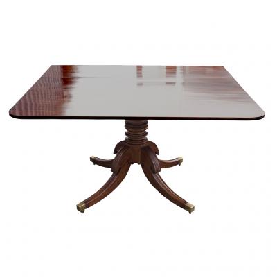 Regency Mahogany Two Pedestal Dining Table