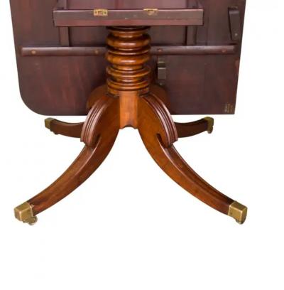 Regency Mahogany Two Pedestal Dining Table