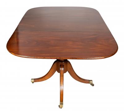 Regency Mahogany Two Pedestal Dining Table
