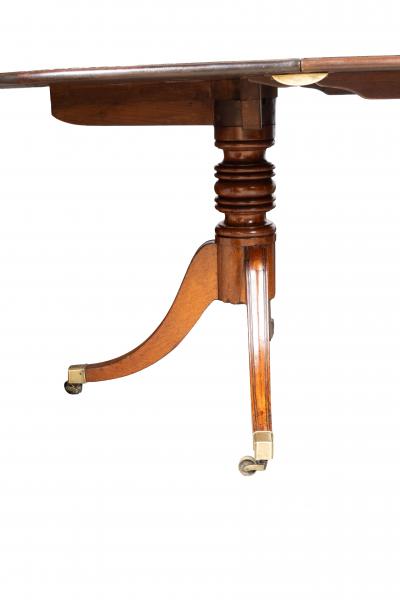 Regency Mahogany Two Pedestal Dining Table