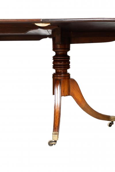 Regency Mahogany Two Pedestal Dining Table