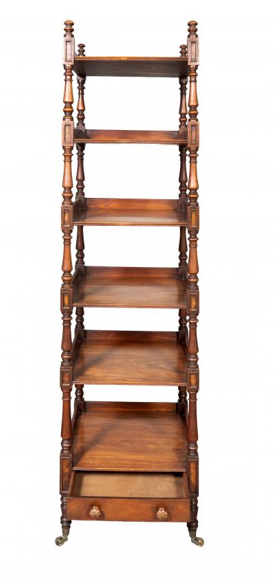 Regency Mahogany Whatnot
