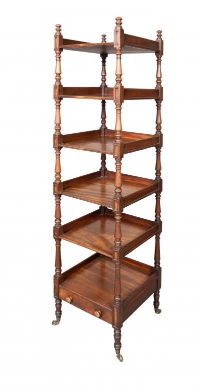 Regency Mahogany Whatnot