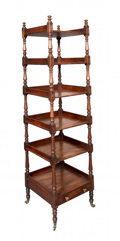 Regency Mahogany Whatnot