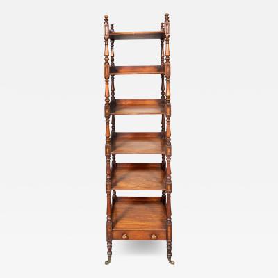 Regency Mahogany Whatnot