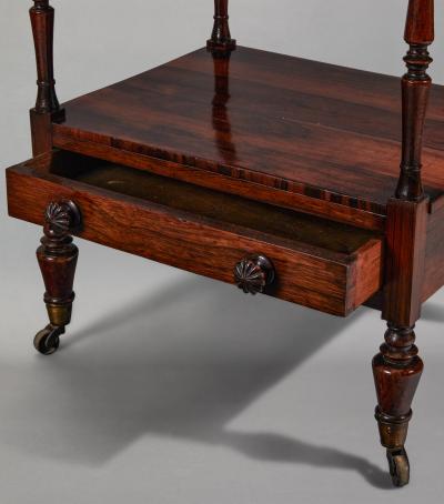 Regency Mahogany William IV Rosewood Four Tier Etagere