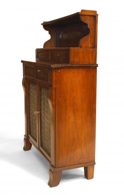 Regency Mahogany and Brass Inlaid Sideboard