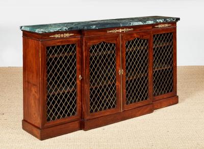 Regency Marble Top Credenza c 1825