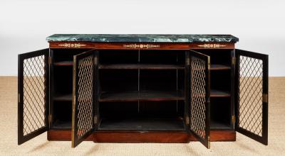 Regency Marble Top Credenza c 1825