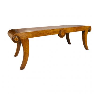 Regency Oak Hall Bench