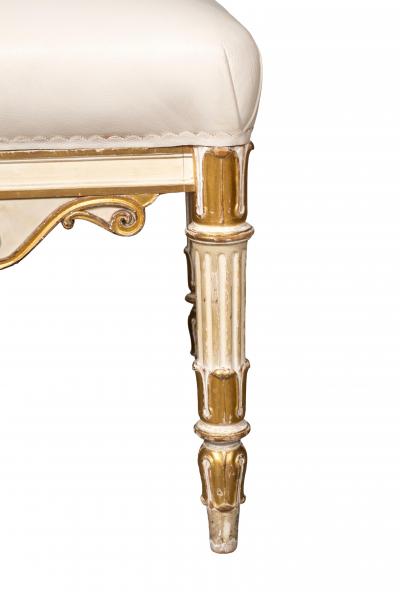 Regency Painted And Giltwood Bench