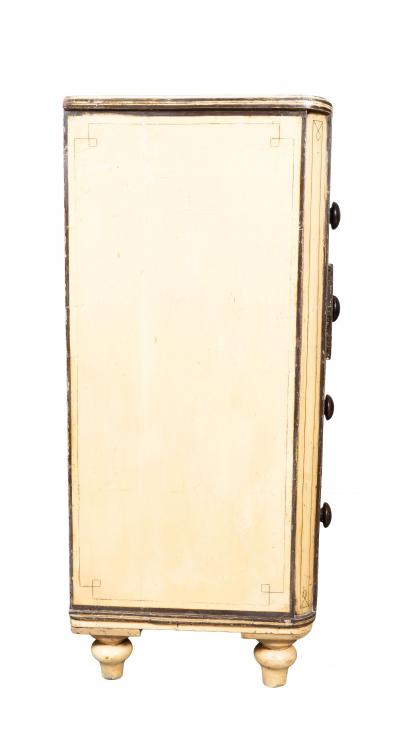 Regency Painted Pine Chest Of Drawers