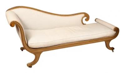 Regency Painted Recamier