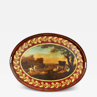 Regency Painted Tole Tray