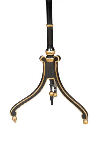 Regency Penwork Candlestand