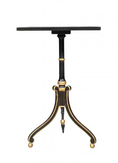 Regency Penwork Candlestand