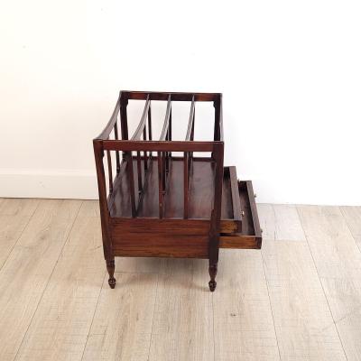 Regency Period Mahogany Canterbury Circa 1820