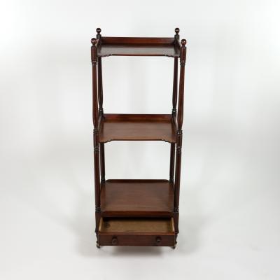 Regency Period Mahogany Triple Tier tag re English Circa 1820