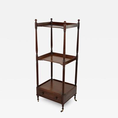 Regency Period Mahogany Triple Tier tag re English Circa 1820