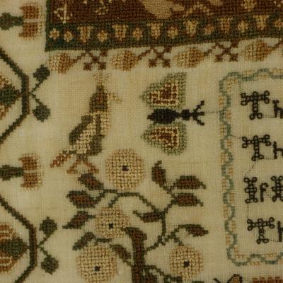 Regency Period Sampler 1827 by Maria Thurgood