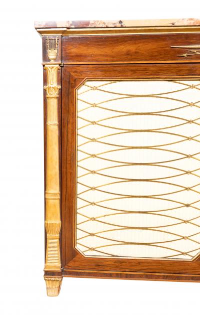 Regency Rosewood And Bronze Mounted Credenza