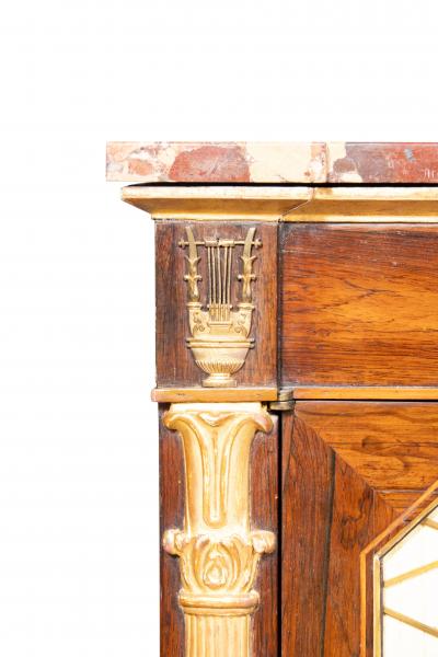 Regency Rosewood And Bronze Mounted Credenza