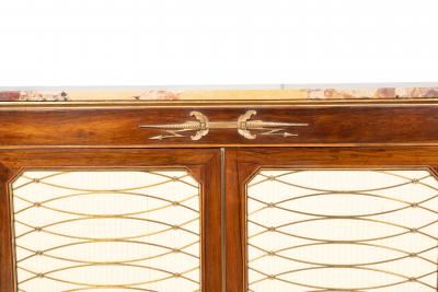 Regency Rosewood And Bronze Mounted Credenza