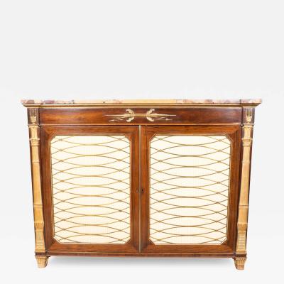 Regency Rosewood And Bronze Mounted Credenza
