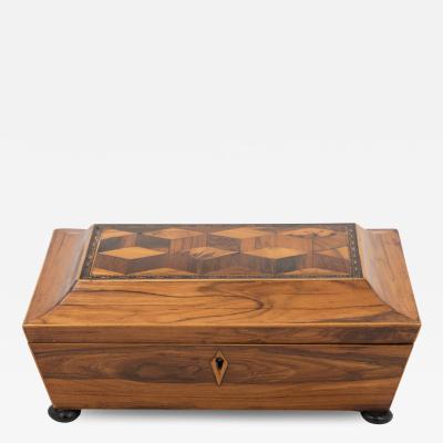 Regency Rosewood Box England Circa 1840