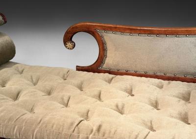 Regency Rosewood Brass Inlaid Simulated Rosewood