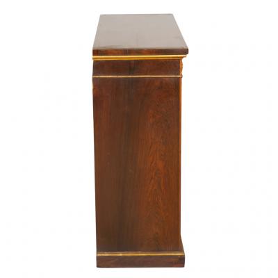 Regency Rosewood Brass Inlaid and Gilded Credenza