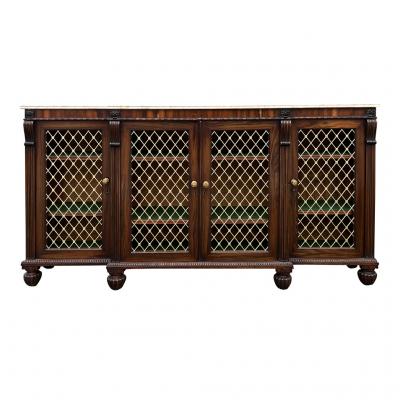 Regency Rosewood Credenza Stamped James Winter London
