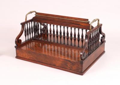Regency Rosewood Desk Caddy c 1810