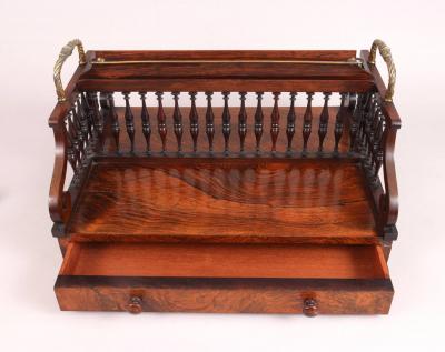 Regency Rosewood Desk Caddy c 1810