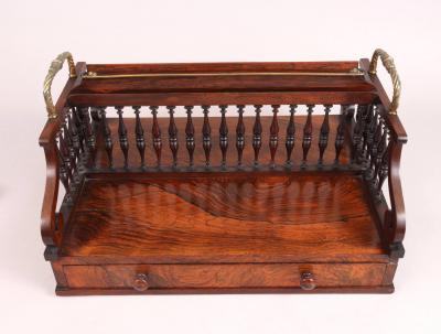 Regency Rosewood Desk Caddy c 1810
