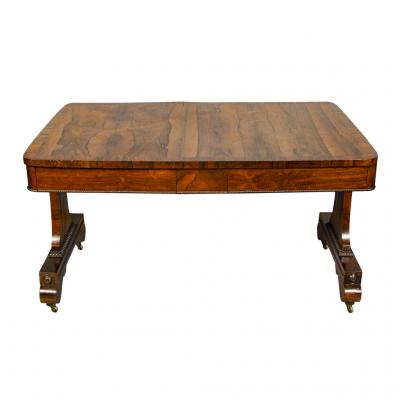 Regency Rosewood Library Table
