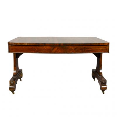Regency Rosewood Library Table