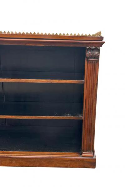 Regency Rosewood Open Bookcase