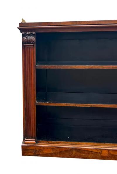 Regency Rosewood Open Bookcase