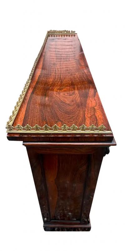 Regency Rosewood Open Bookcase